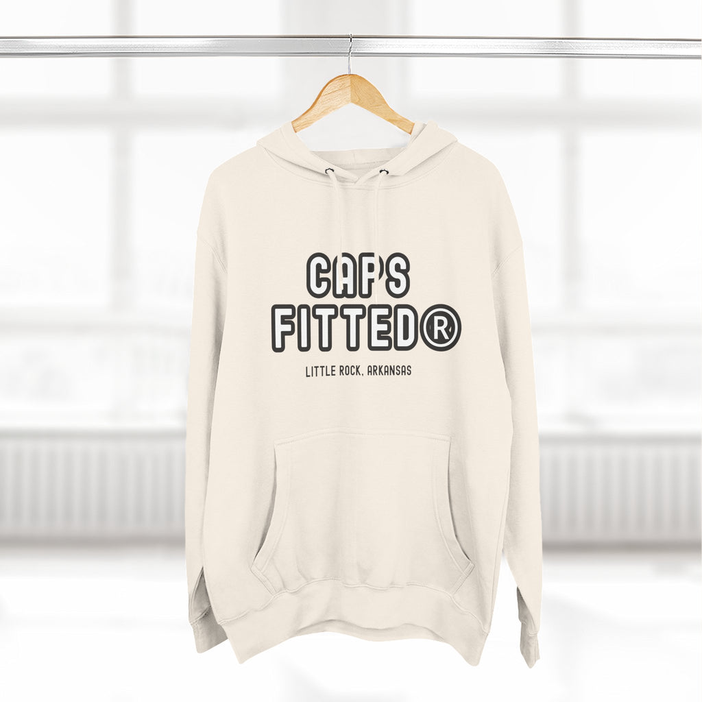 Three-Panel Fleece Hoodie - Caps Fitted