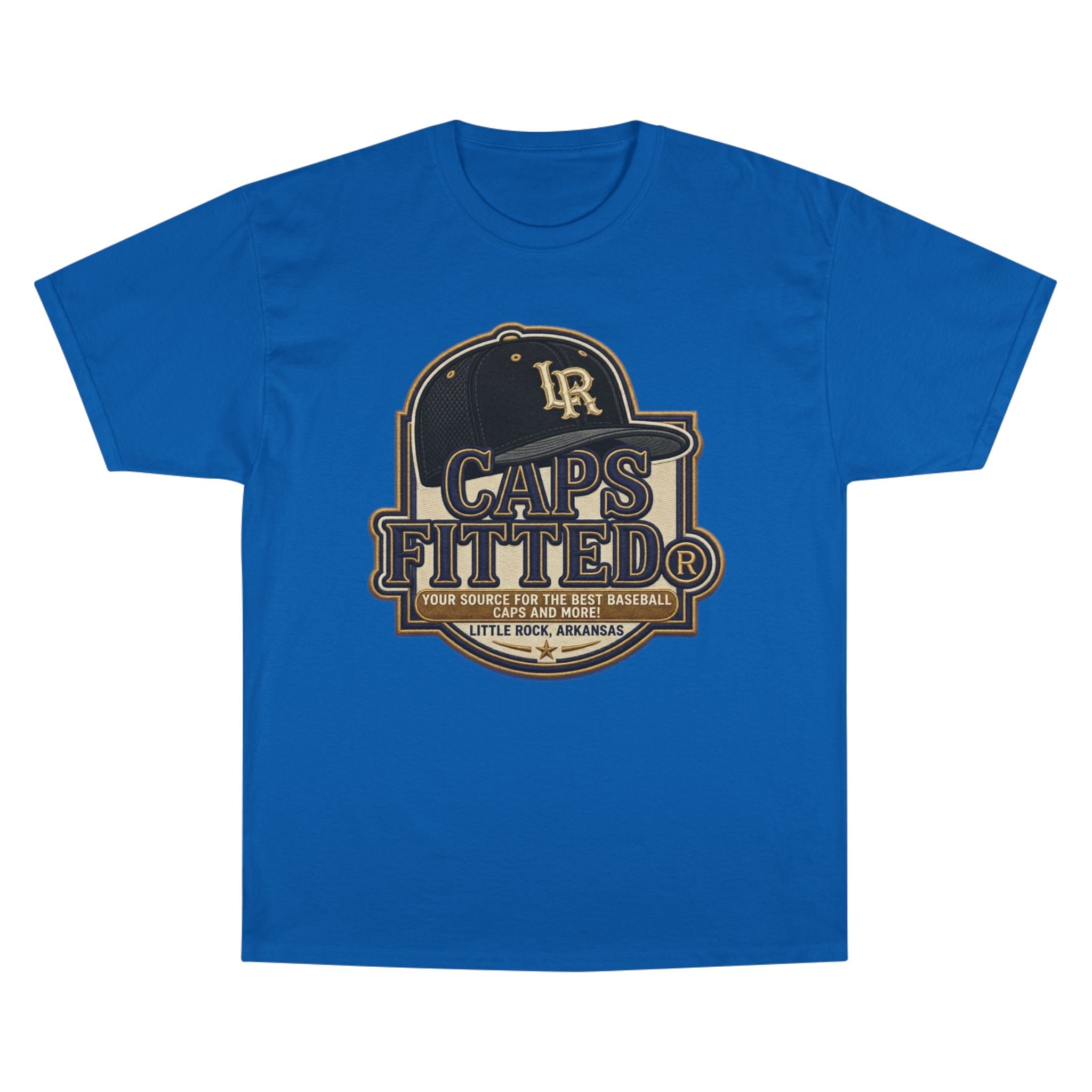 Caps Fitted Champion T-Shirt – Vintage Baseball Logo Tee
