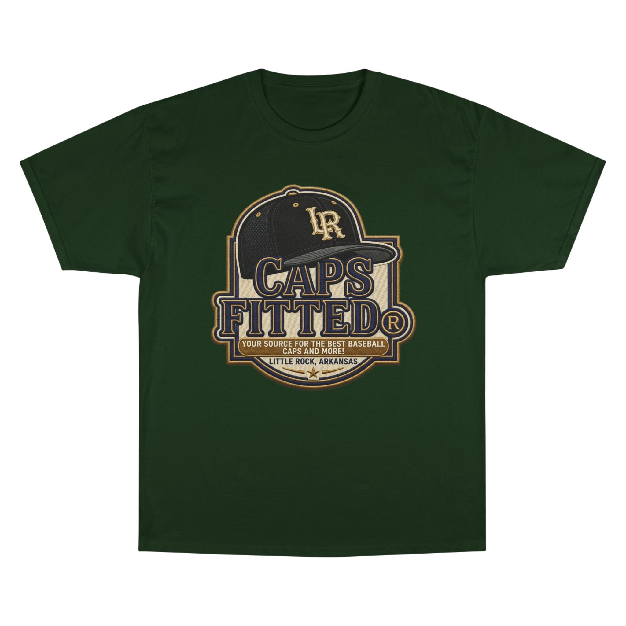 Caps Fitted Champion T-Shirt – Vintage Baseball Logo Tee