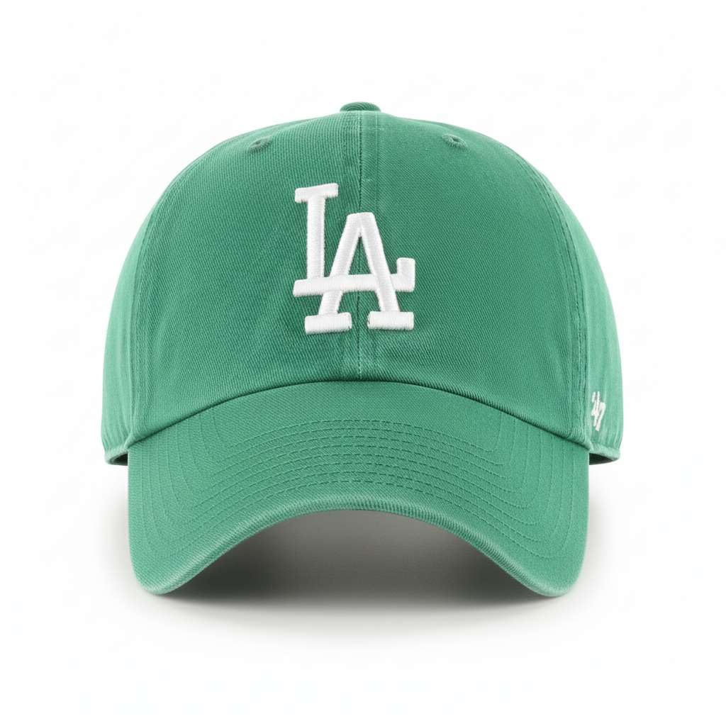 47 Los Angeles Dodgers Olive MLB Ballpark Camo Clean Up Cap - Caps Fitted