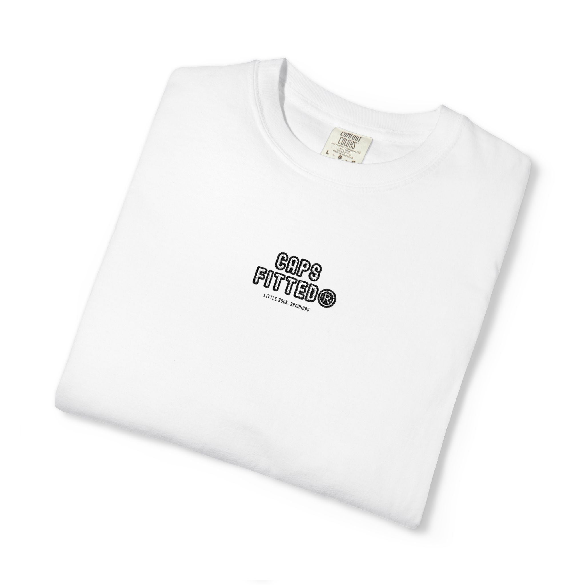 Vintage Minimalist Graphic T-Shirt — Small Chest Logo 'Good Vibes'