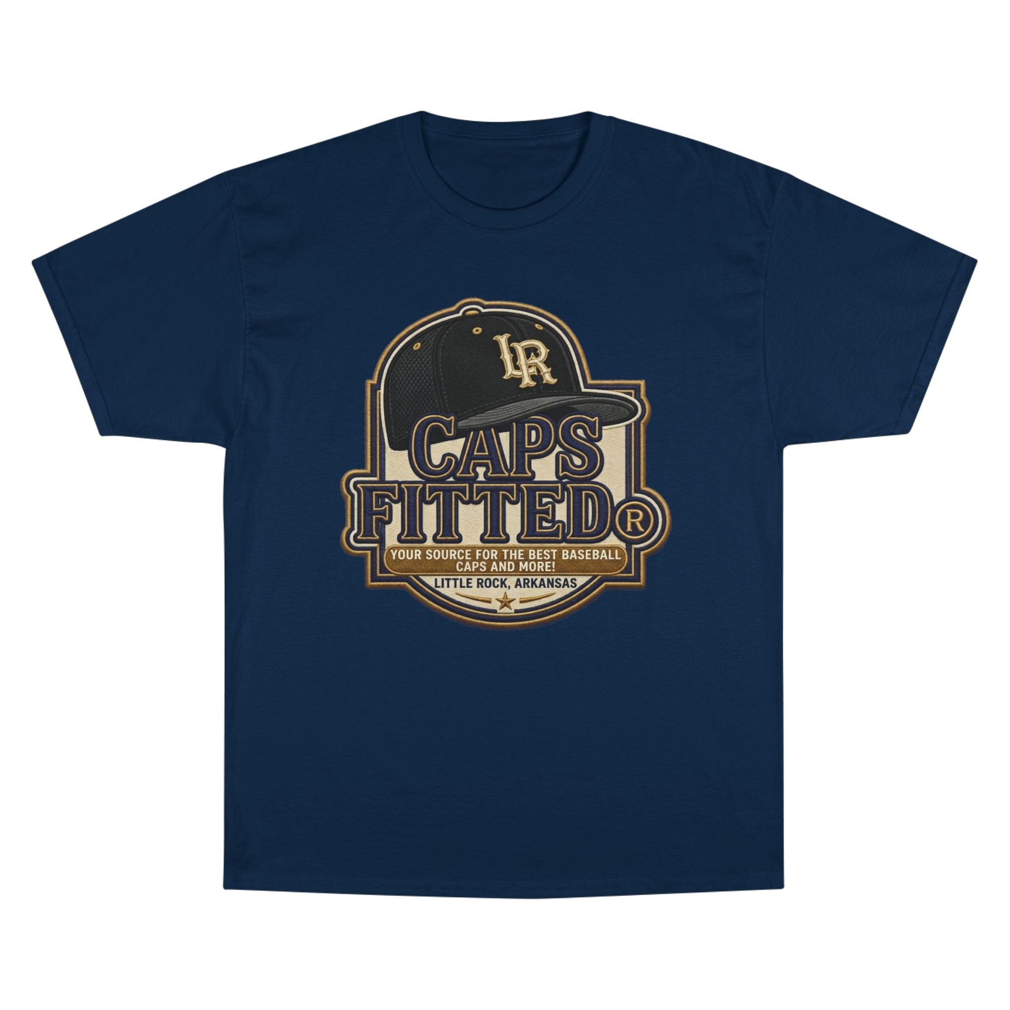 Caps Fitted Champion T-Shirt – Vintage Baseball Logo Tee