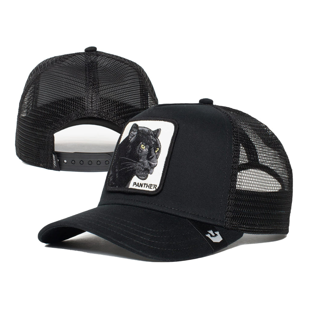 Goorin Bros. The Farm Unisex Original Adjustable Snapback Trucker Hat, Black The Panther, One Size - Caps Fitted