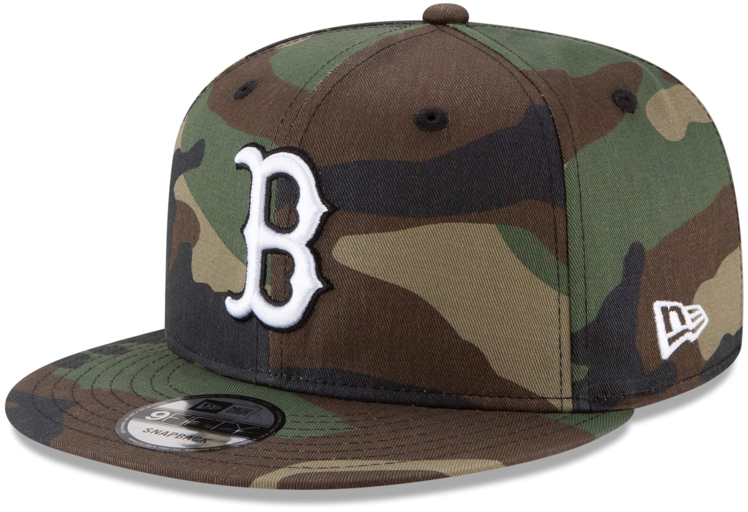 New Era Unisex-Adult MLB 9Fifty Camo Primary Logo Adjustable Snapback Hat Cap One Size Fits All