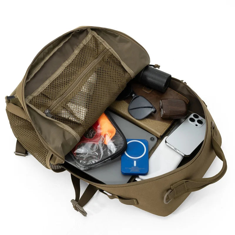 Climbing Backpack Outdoor Tactical Molle Bag Sports Camping Rucksack Multipurpose Hiking Fishing Hunting Mountaineering Backpack