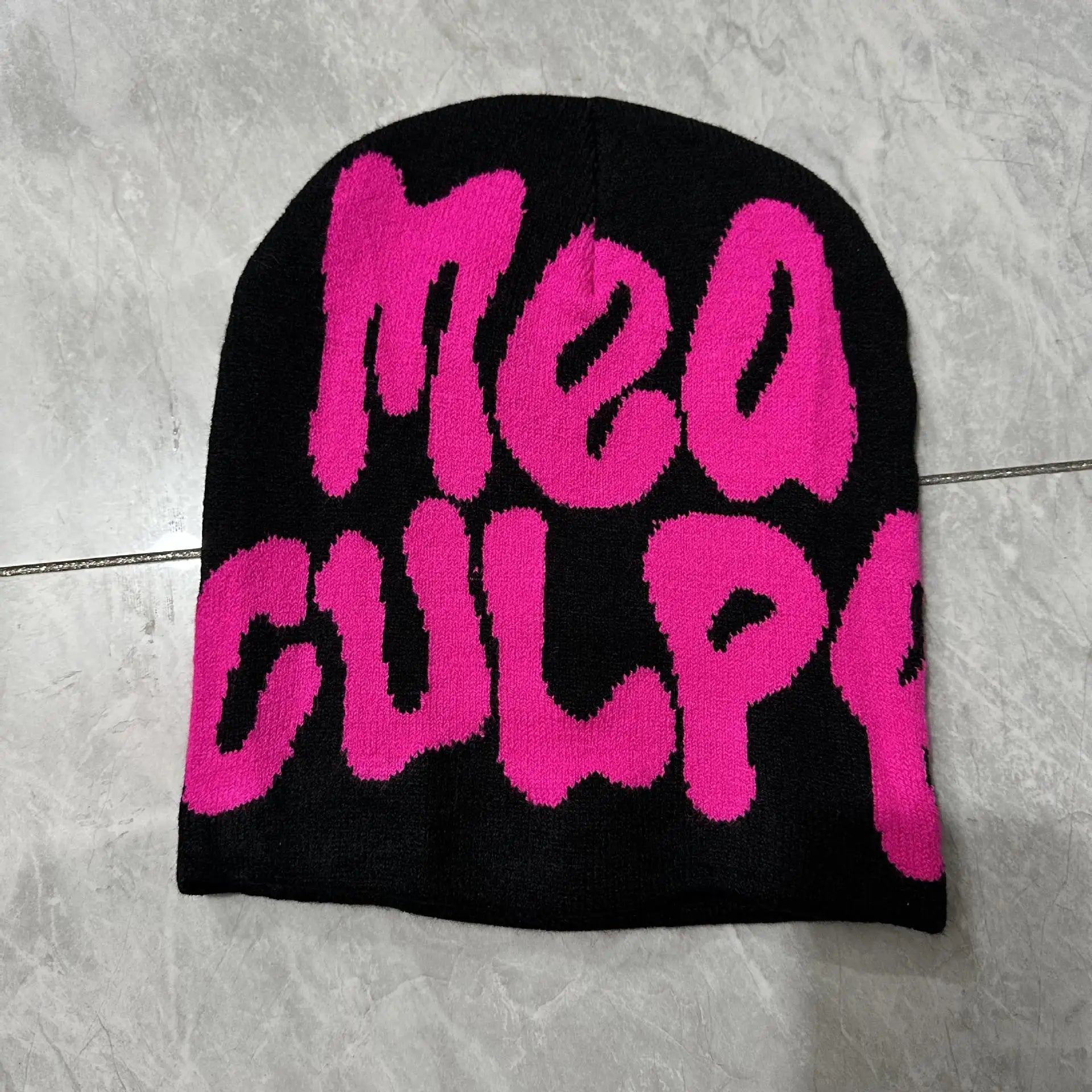 Mea Culpas Beanies for Women Men Couple Y2K Hats Ins Fashion Bonnet Kpop Wool Skullies Hoods Lady Hats Accessories Gorro Шапка