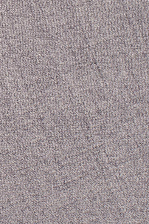 "Bradley" Heather Grey Luxury Wool Blend Suit Pants - Caps Fitted