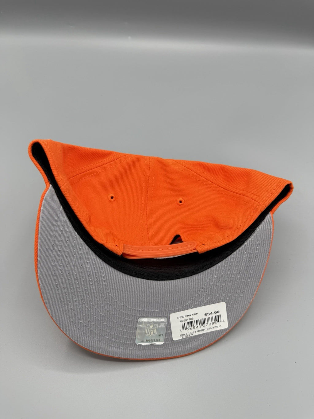 Denver Broncos Script New Era 9Fifty Snapback Hat Cap Men NFL Football Orange - Caps Fitted