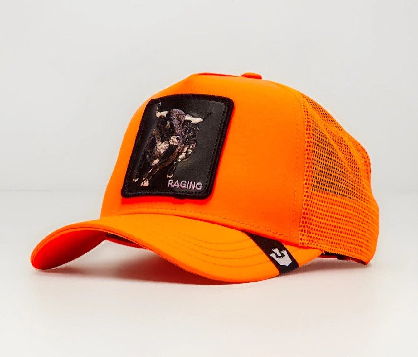 GOORIN BROS. The Farm The Raging Bull Trucker Hat Cap Orange 101-1665 O/S NEW