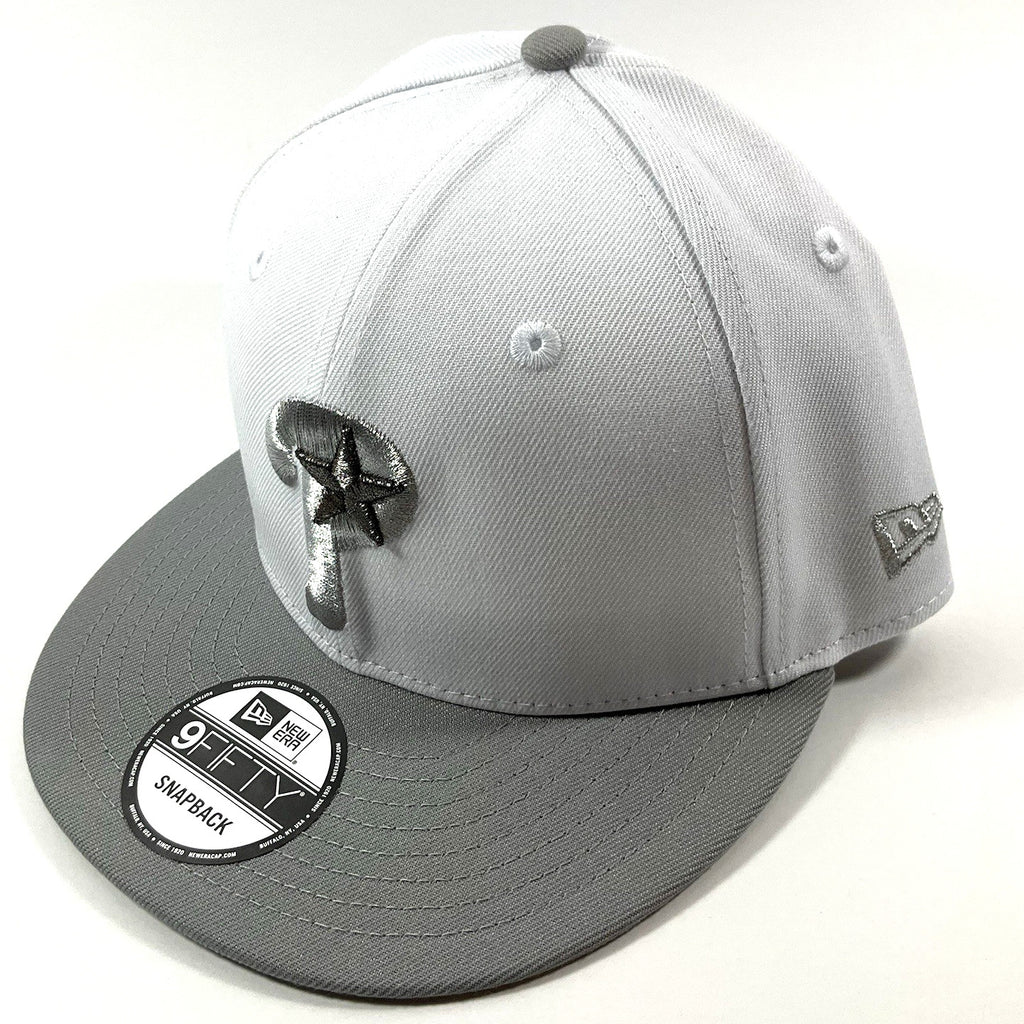 New Era Philadelphia Phillies Exclusive Wht Grey 9FIFTY Snapback Hat Cap - Caps Fitted